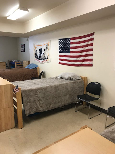 Tacoma Rescue Mission Veterans Sleeping Room