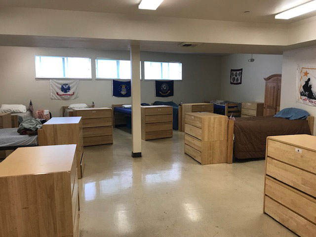 Tacoma Rescue Mission Veterans Sleeping Room