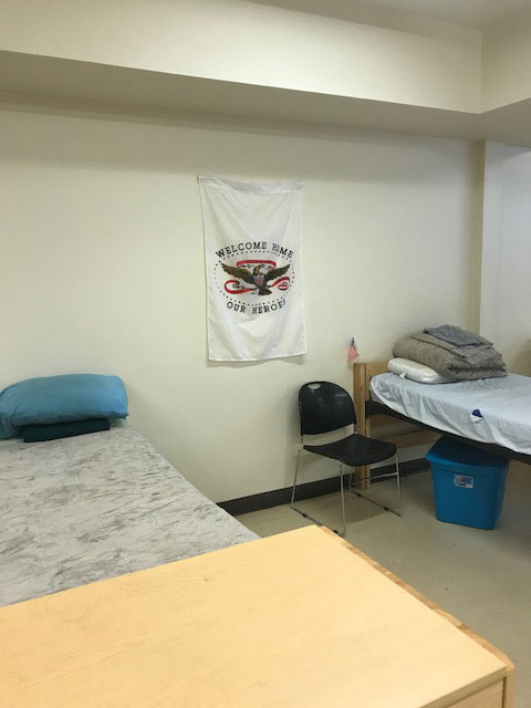 Tacoma Rescue Mission Veterans Sleeping Room