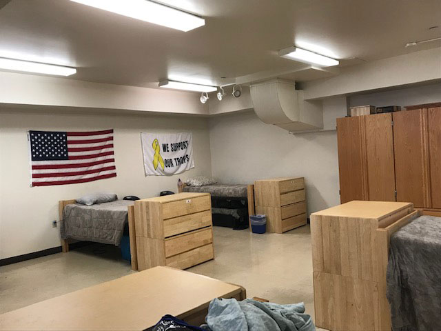 Tacoma Rescue Mission Veterans Sleeping Room